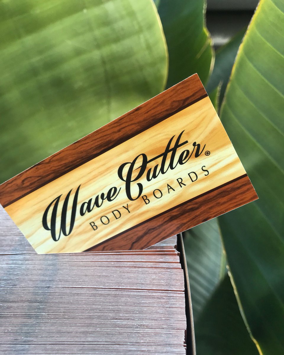 thewavecutter's tweet photo. New things on the horizon!
β¨New staff
β¨New business cards
β¨New, New, New!!!
Something else is new too...
Stay tunedπ
#wavecutter #teamworkmakesthedreamwork #bigthings #comingsoon #new #businesscards #vistaprint #smallbiz #bodyboards https://t.co/UWZIRfSMeH