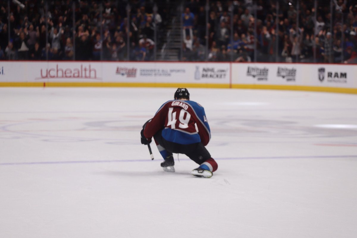 Avalanche's tweet image. SAMUEL GIRARD!

#BeatTheBlues #GoAvsGo