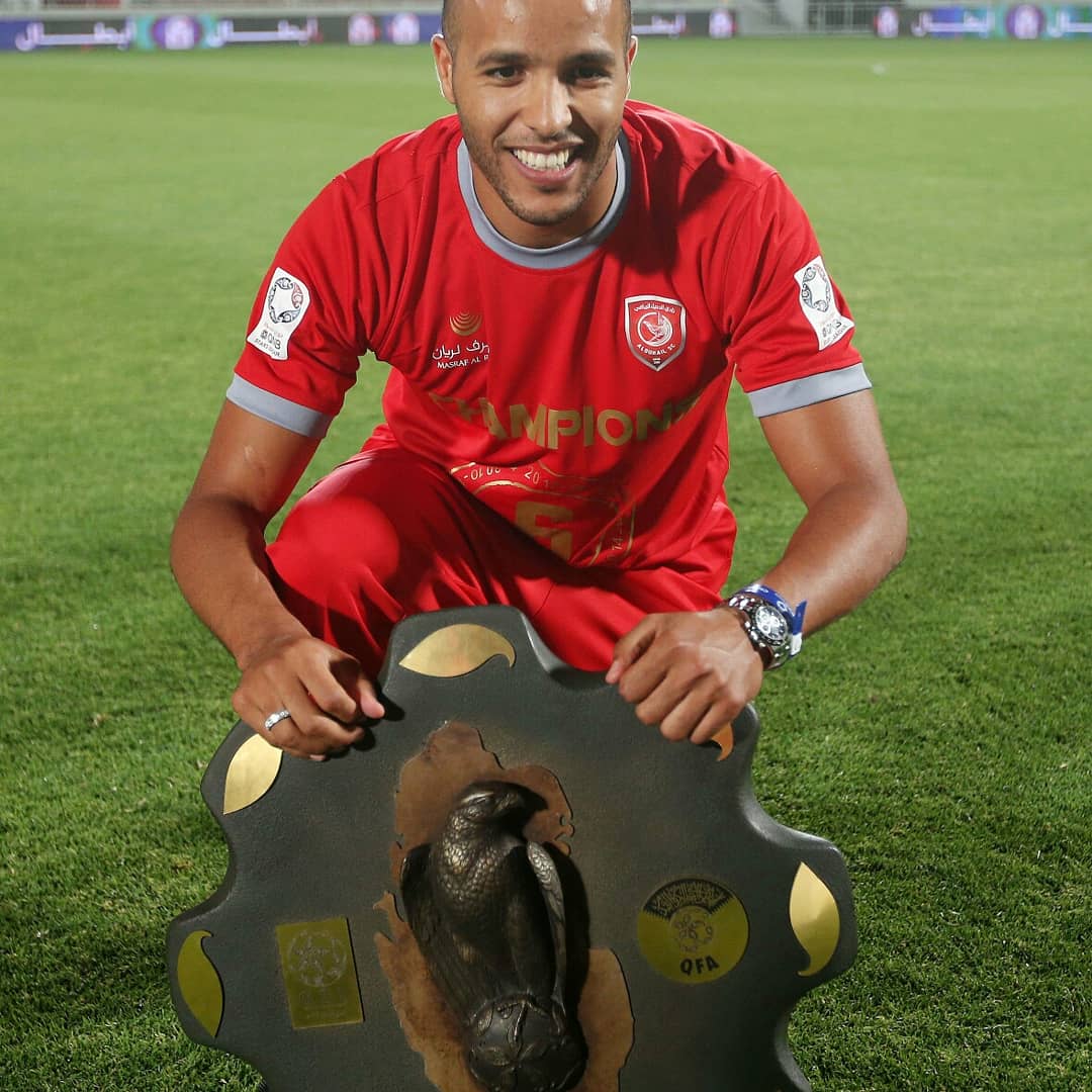 Shotsportss's tweet photo. يوسف العريي افضل مهاجم وهداف الدوري القطري لموسمين على التوالي ب 26 هدف هذا الموسم  مهاجم من طراز عالي نتمنى له التوفيق https://t.co/oZA4HZr8o9