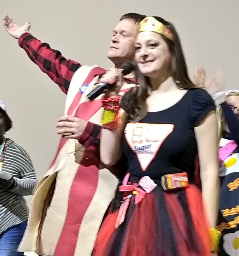 BaconFestCHI's tweet photo. It wouldn’t be #baconfestchi without Super Bacon Lady, and her Side of Bacon #covergirl #programcover #seeyounextyear https://t.co/4FAqlMjZ3K
