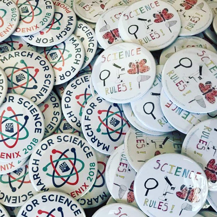 sciencemarchphx's tweet photo. These just arrived! We will have these available at March for Science Phoenix on this coming Saturday to help us raise funds for our programming. So cute!
#KeepMarching #MarchForScience #phxmarchforscience https://t.co/SI9mrxBlkb