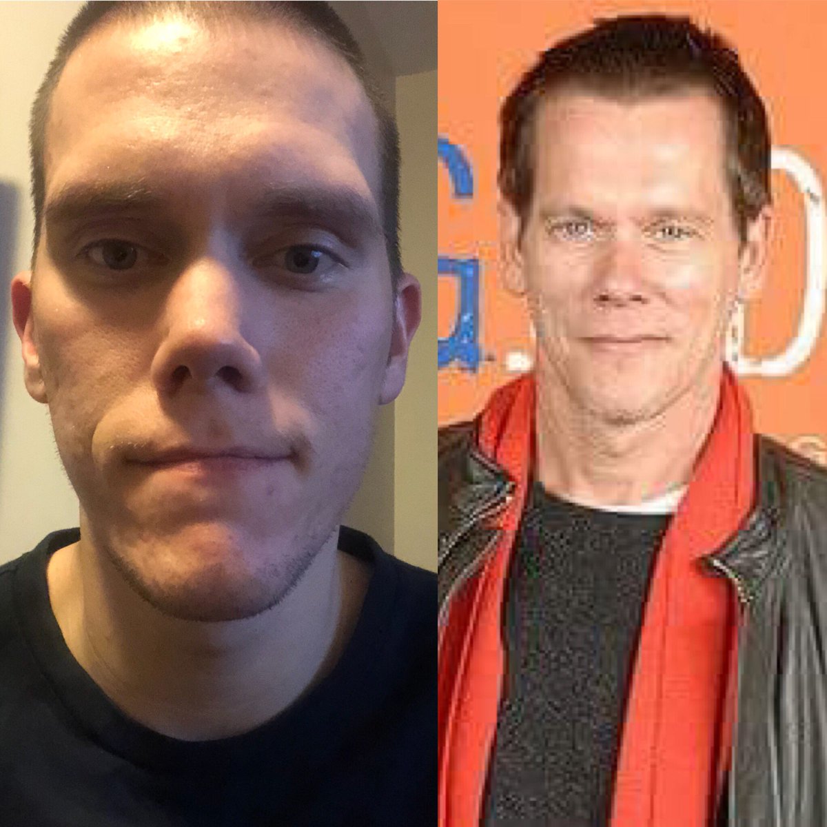 LangilleScott's tweet photo. I have a twin @kevinbacon https://t.co/8ImUsyTJD0