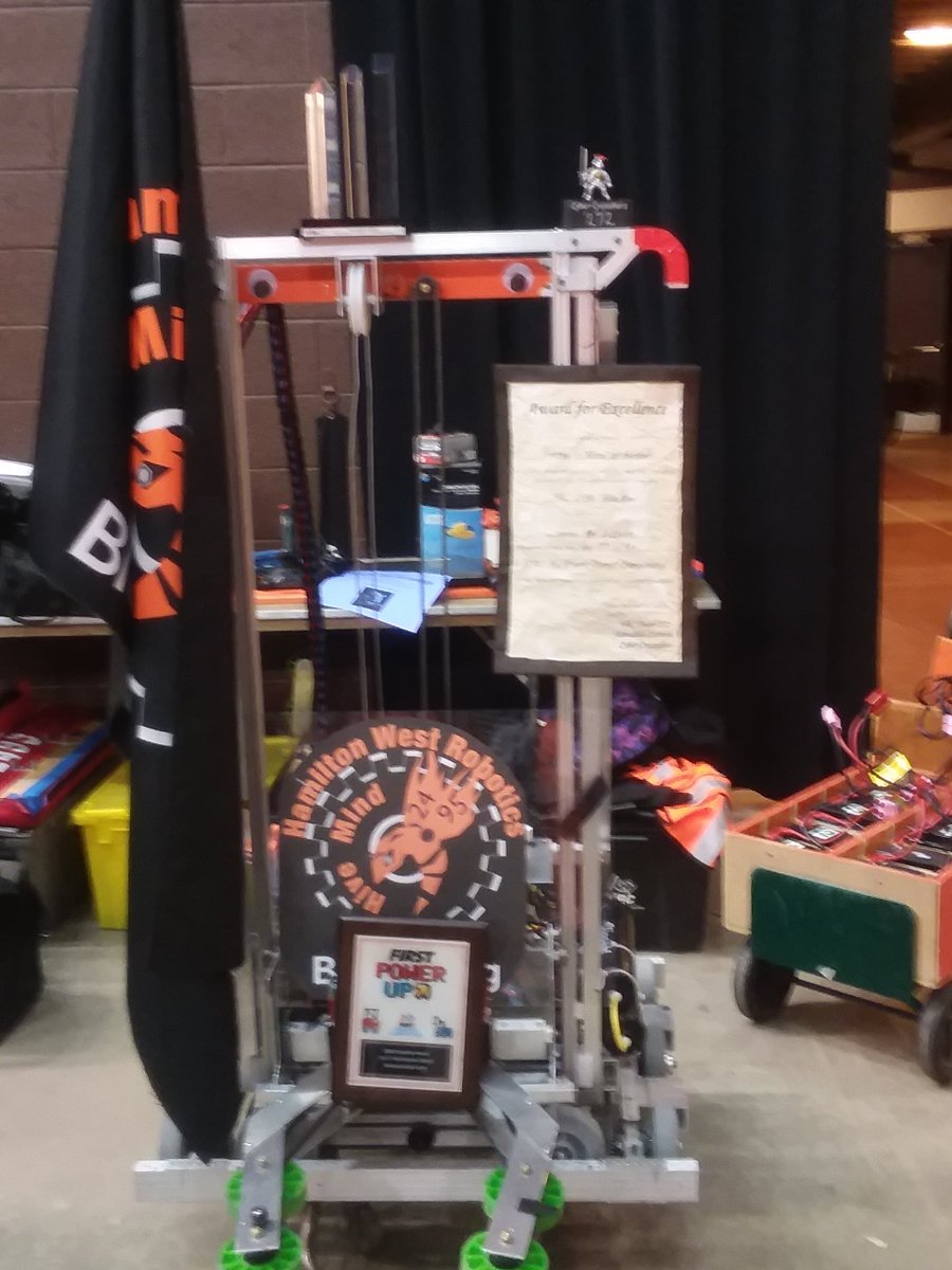 Congratulations to our team this weekend for winning the creativity award and ranking 31st out of 60 teams. We have grown as a team since the beginning of the season and had a blast at this event.

#FRC #HornetPride #FIRSTRobotics <a href="/FIRSTMidAtl/">FIRST Mid-Atlantic</a>