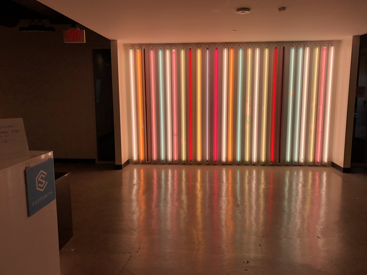 javascriptjoey's tweet image. Had an awesome afternoon @codesmithio today . I had the privilege of joining this group of like minded developers and together we worked on building a mobile application #codesmithio #node.js #javascriptla #javascript #js #fullstack