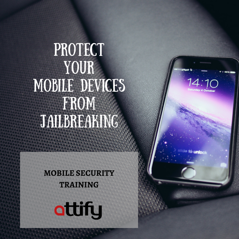 attifyme's tweet photo. #Jailbreaking modifies the #iOS operating system, letting an #iPhone run "off-road" apps and features. Secure your #mobile apps with #Attify.
Register for Mobile #Exploitation Training.
Click๐ https://t.co/6HOfMxkmgu
#appsec #iOSsec #mobilesecurity #security #appsecurity https://t.co/XX9xM9VYhz