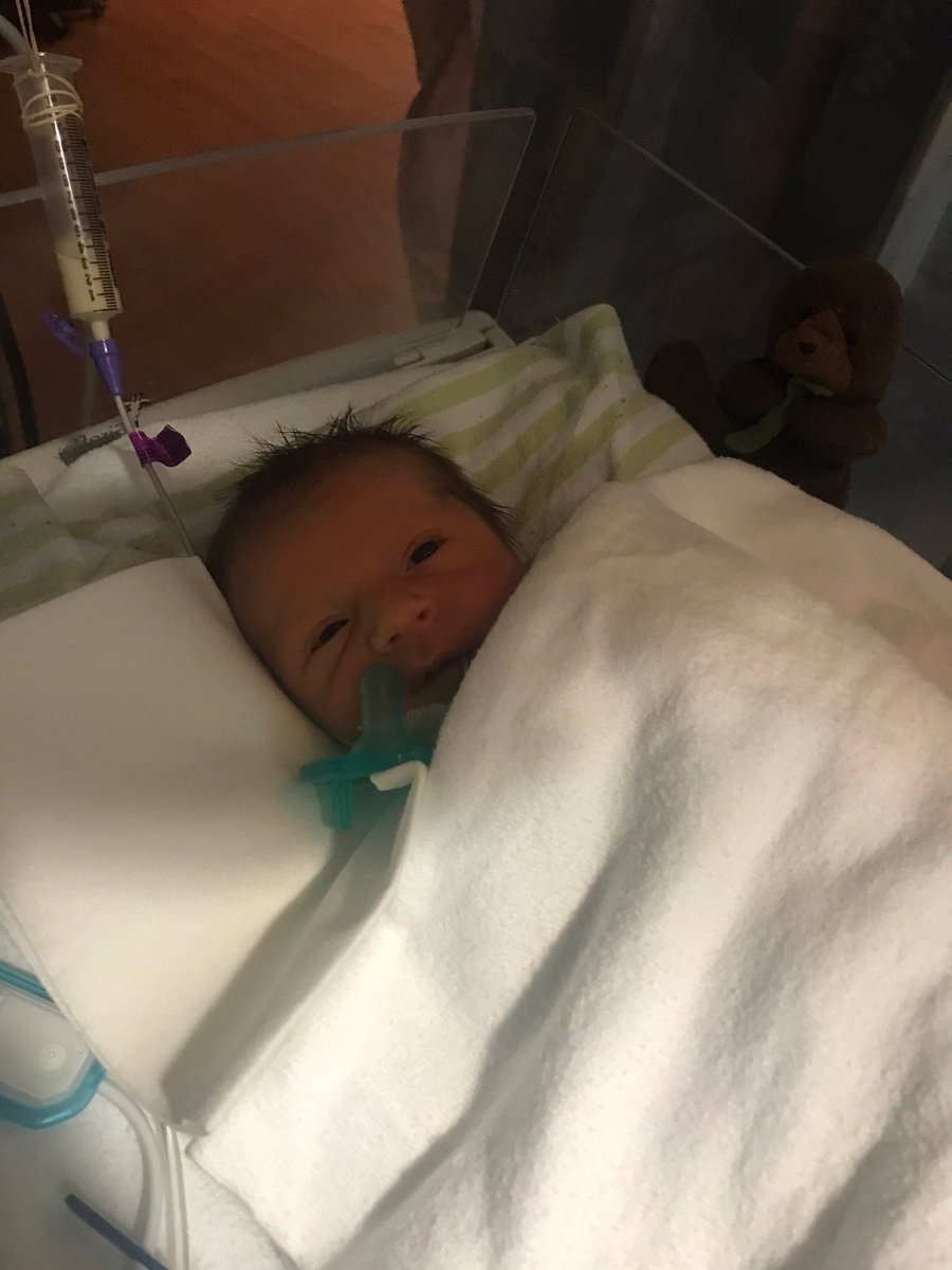 renee_stacey's tweet photo. I remember when they told me that we weren't going home and our newborn son was being sent to Charlotte because his heart was failing. Long road ahead but we're fighting. ❤️ #carterlee #carterstrong #vatersyndrome https://t.co/JaIlE87Xse
