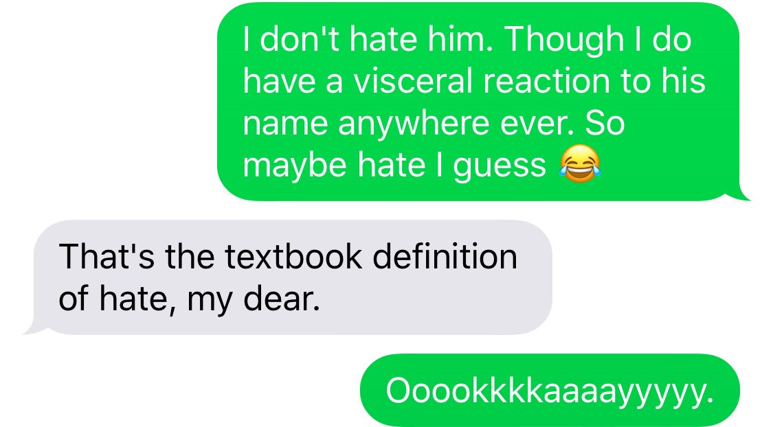 missannielynn's tweet photo. Hashtag conversations with Annie and C ๐ @WhatRUTinkin #definitionofhate https://t.co/PVeOzqqXaf