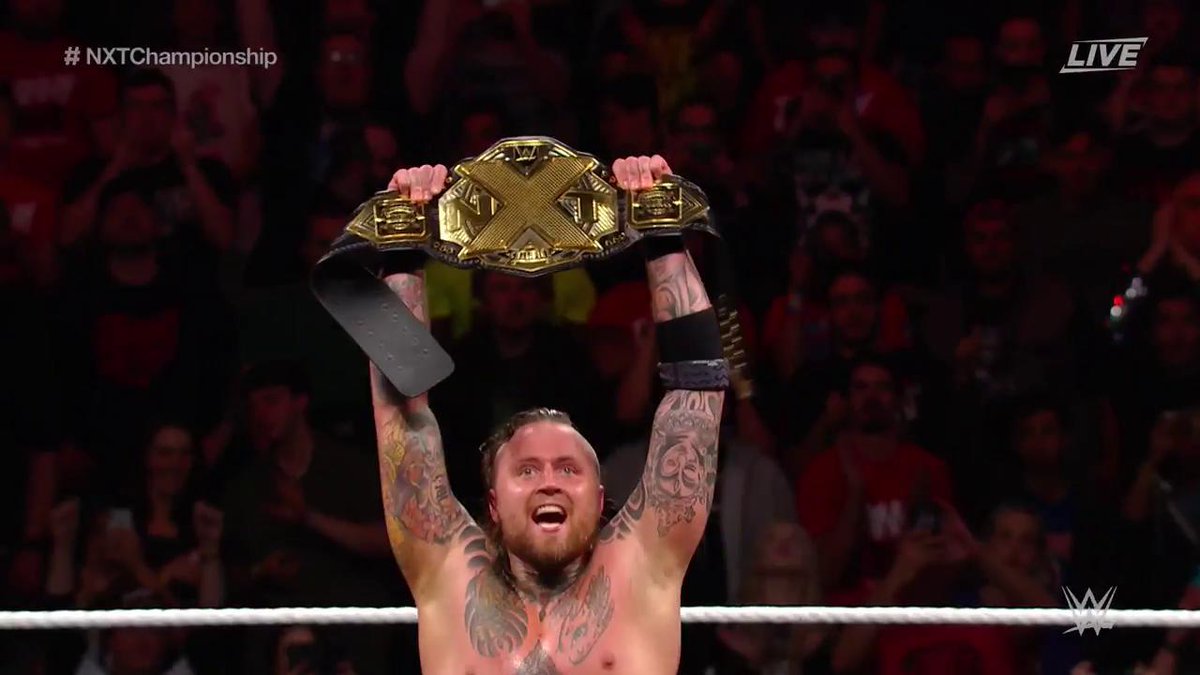 The Era of @WWEAleister has begun.

#AndNew #NXTTakeOver #NXTChampionship