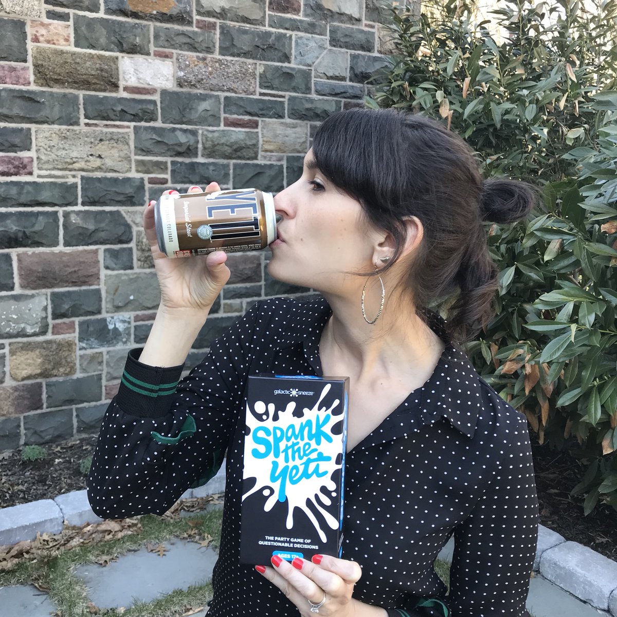 sarafarber's tweet photo. Wait is it Drink the Yeti or @SpankTheYeti??? ;) @greatdividebrew #spanktheyeti #yeti #yetibeer #beer #gamenight https://t.co/aLPlyNsLIS