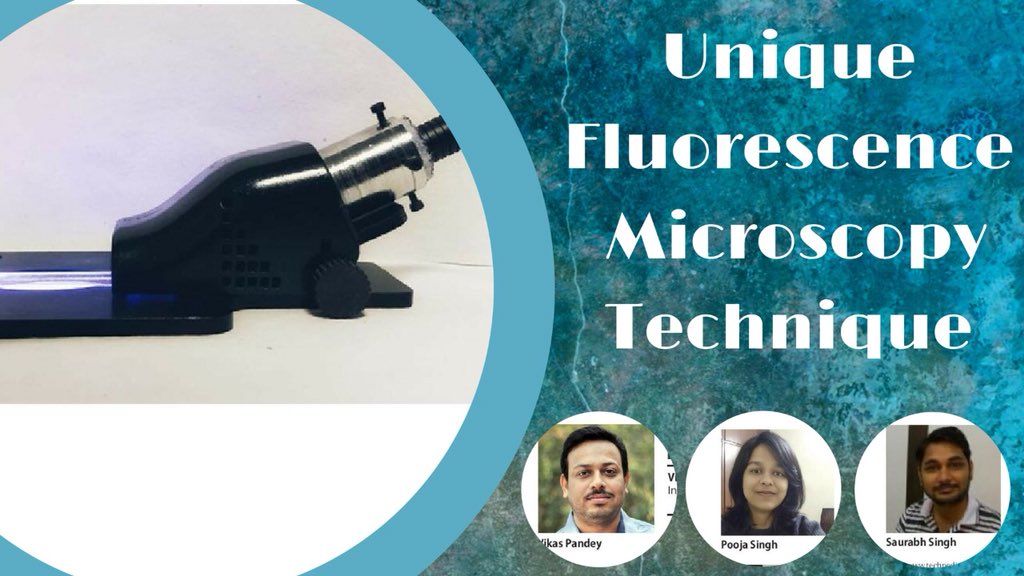 drharshvardhan's tweet photo. #IITDelhi innovators develop #fluorescence adapter to upgrade existing microscopes to #FluorescenceMicroscope for cost effective detection of #Tuberculosis from sputum smear- Winners of #GYTI2018Award. @nifindia @IndiaDST @BIRAC_2012 @DBTIndia #TransformingIndia. https://t.co/AN4YHDYujH