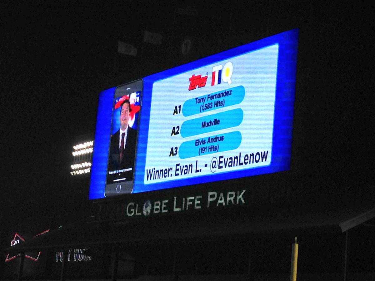 evanlenow's tweet photo. Winner!!! Thanks @Rangers #ToppsQ #TexasRangers https://t.co/D7TbW65kBv