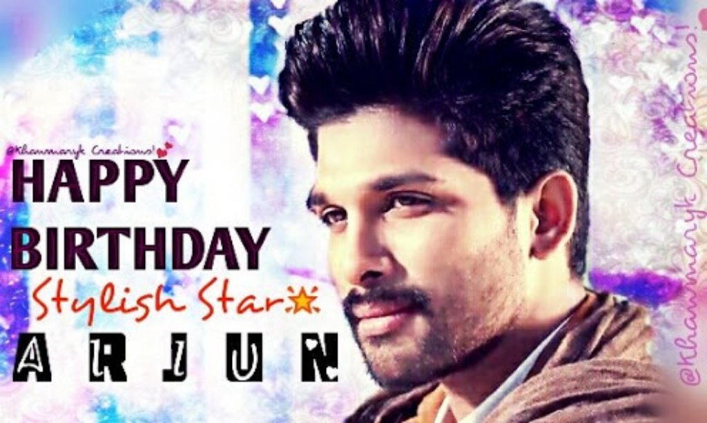 Happy birthday allu arjun 