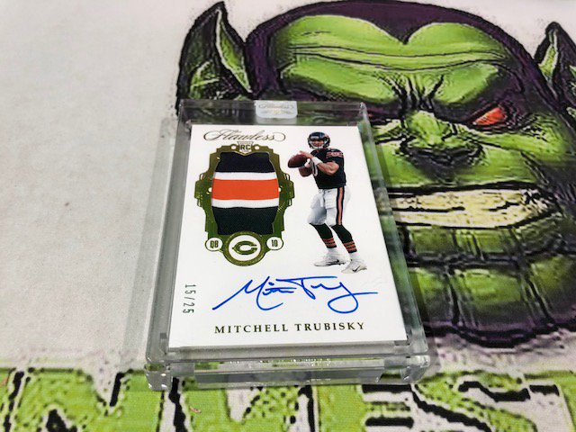 scigroupbreaks's tweet image. Anyone that thinks only one half of a @PaniniAmerica  ##flawlessfootball case is loaded, think again!!!  @Mtrubisky10 #patchauto #rpa #chicagobears #nfl Seriously....just check us out....we're different than other breaker experiences, we talk sports, no BS, clean language!