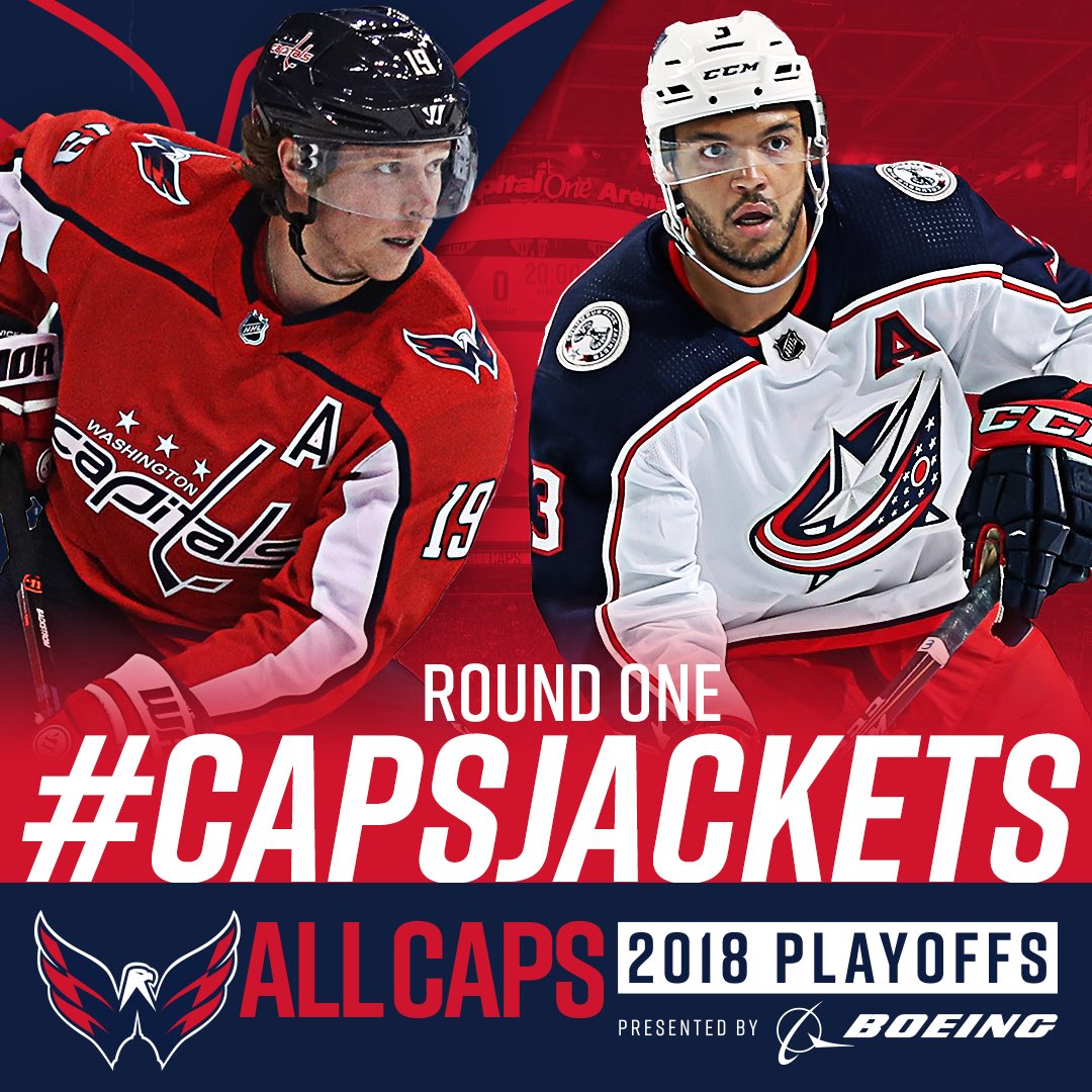 Capitals's tweet photo. Round One: #CapsJackets

https://t.co/l2J2RTXwNy

#ALLCAPS https://t.co/nBPWEGwe5b