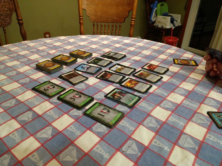 jon_kup's tweet photo. A nice mix of #Intrigue and #prosperity to make our #dominion nightcap complete.  @riograndegames https://t.co/6BJ0QLmpS6