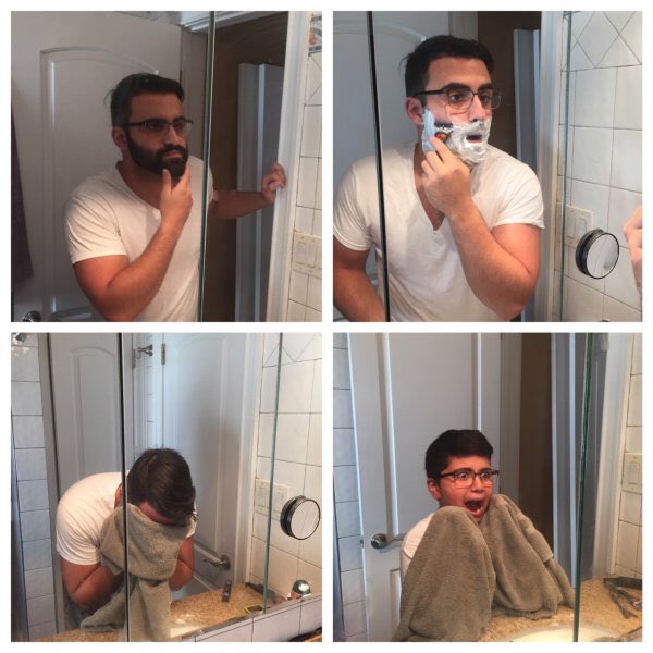 orangeHelium's tweet photo. apt 😄 @grantpaulsen @WesJohnsonVoice #playoffbeard love it 😊 https://t.co/0DH1Bg1ONK