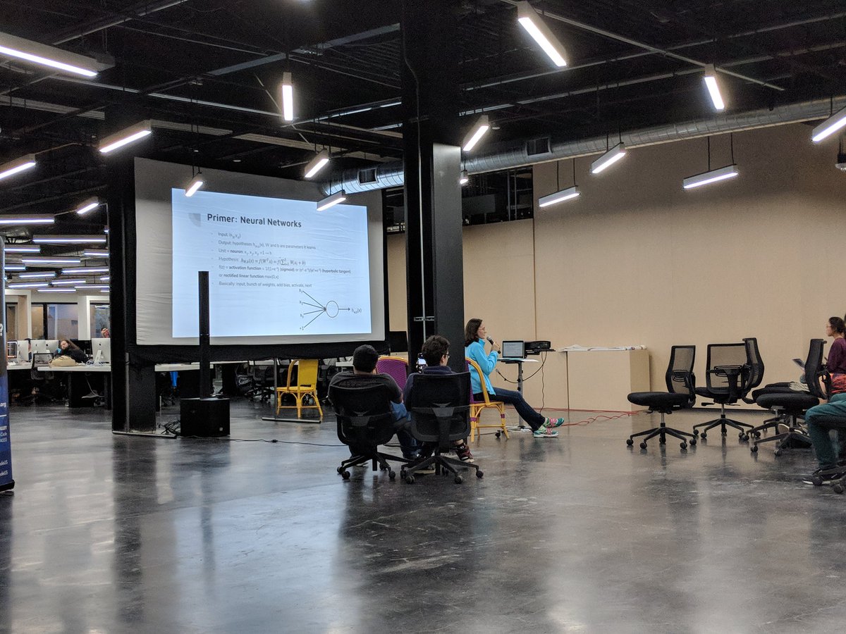 linghacks's tweet photo. Intro To Deep Learning workshop! #LingHacks #hackathon #AI https://t.co/f76CSVmFVR
