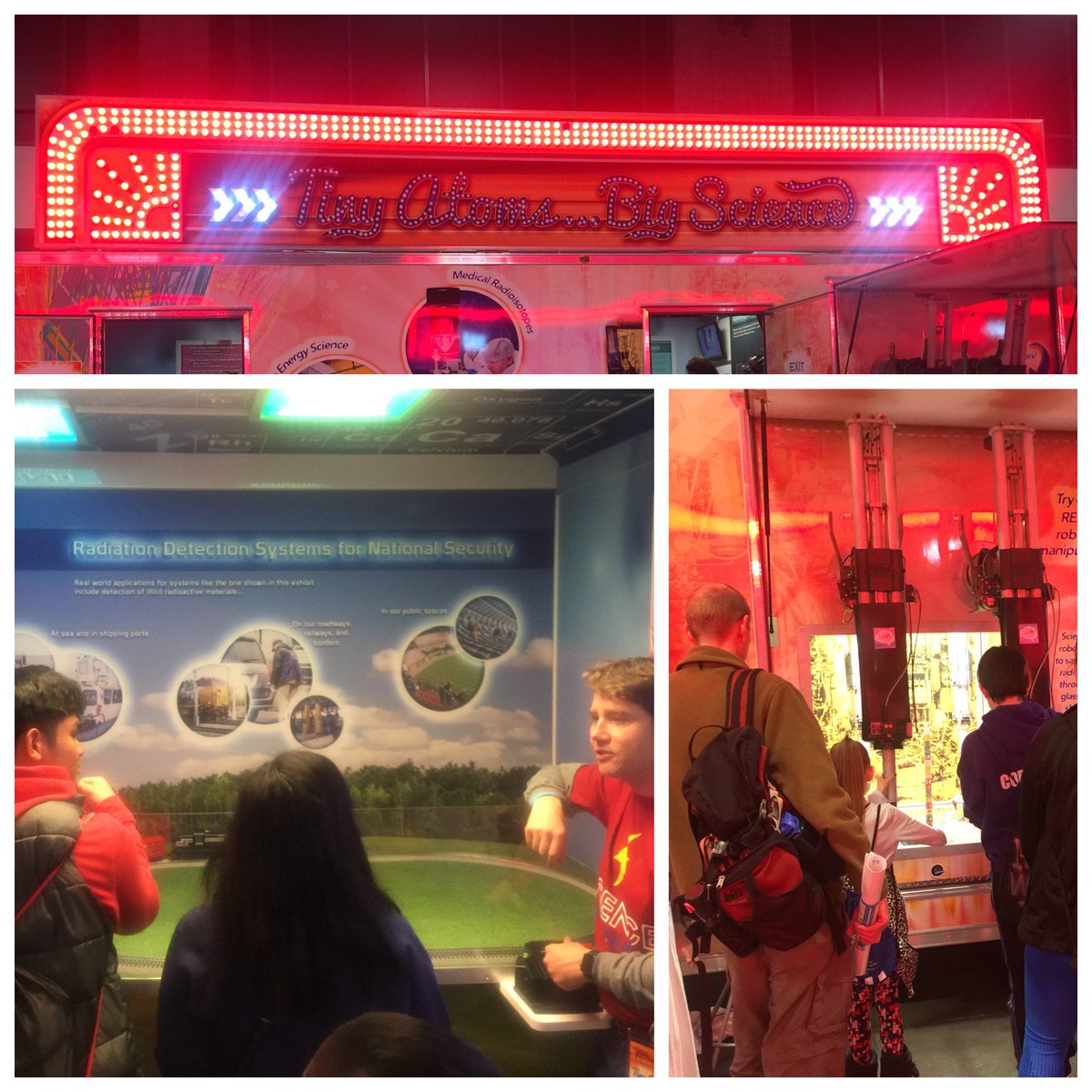 chicagonuke's tweet photo. @oakridgelab @ornl sharing stories of tiny atoms and big science in the #travellingsciencefair at #usascienceandengineeringfestival https://t.co/6AcAP4LNyo