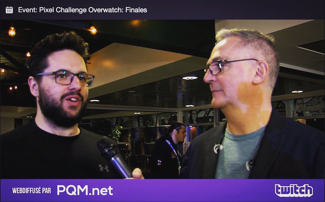 lsplandry's tweet photo. Entrevue avec @Steelorse et @DenisTalbot au Pixel Challenge 2018.
#Webdiffusion en #direct du #studio Pixel Challenge 2018! #studiocast #webcast #streaming #pixelchallenge2018 #denistalbot @PQMnet
#Gamedev #video #pxc18 #jeux #gaming #esports #webcasting https://t.co/DqL9QJZNZ9