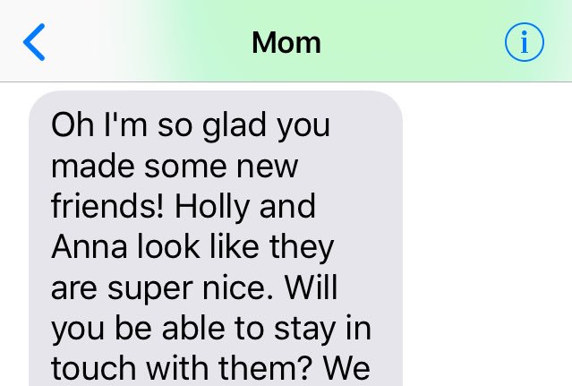 MightBeMeredith's tweet photo. Sent this photo of me meeting @AnnaProsser and @HollyConrad at PAX East today to my mom, and this is what she texted me back. Too pure. https://t.co/8dwKJ2VZBB