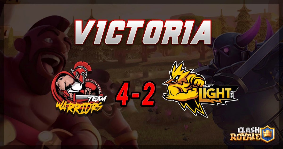 TeamwarriorsCH's tweet photo. ⚔️🔥Victoria 🔥⚔️
En nuestro regreso como Guerreros logramos una imponente victoria con un marcador de 2-4 
GG WP A a todos.
🆚 @TEAM_LIGHTNING_ 
@Pascual7791 2-1✔️
@AnderCh41 2-1✔️
@xThornsz 2-1✔️
@paredes7474 2-0✔️
@abraham31702319 1-2❌
Reivax 0-2❌
#GoWarriorsCH https://t.co/CmUq3k80cE