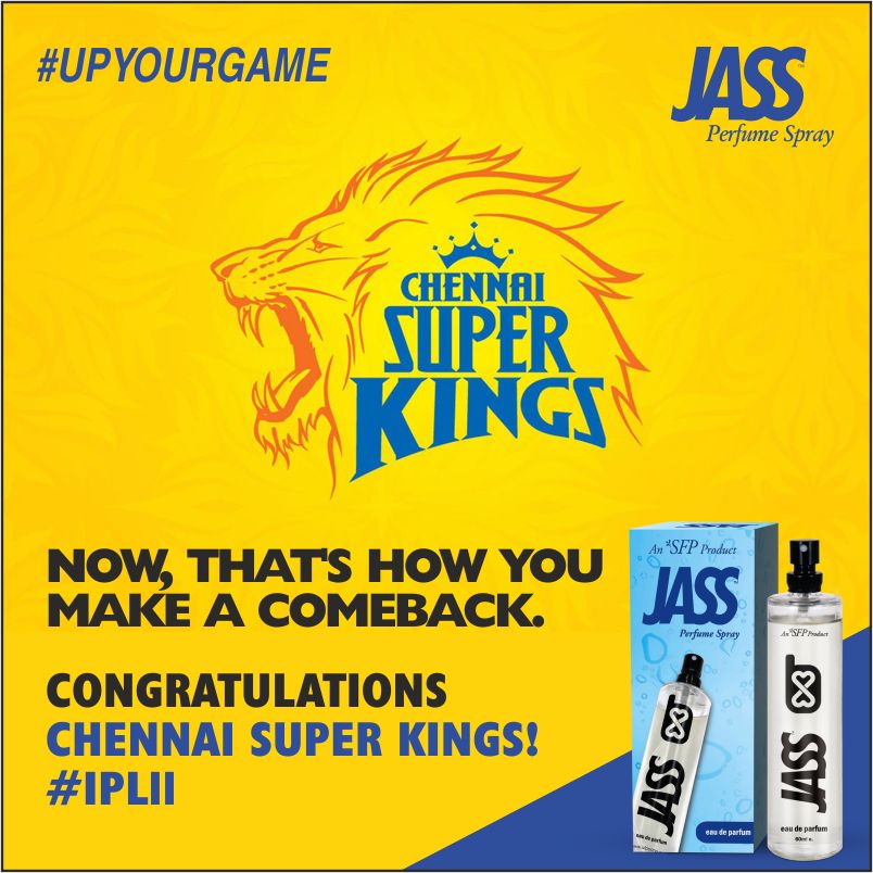 jassperfume's tweet photo. What a nail biting finish to their 1st match yesterday against Mumbai Indians! #IPL #IPL11 #IPL2018 #CSKvsMI #CSK #MIvsCSK #UpYourGame https://t.co/DbNakxnIzs