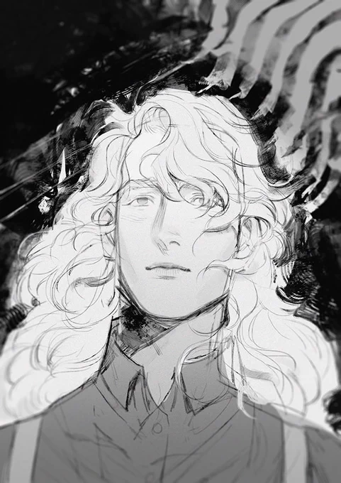 Heart of Gold fanart!! I drew Dunant (@_elibaum ) ages ago but needed to do an Ionel (@viv_tanner ) to make the pair... 