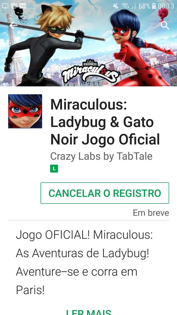 Conheça o Jogo Miraculous: Ladybug & Gato Noir Jogo Oficial 