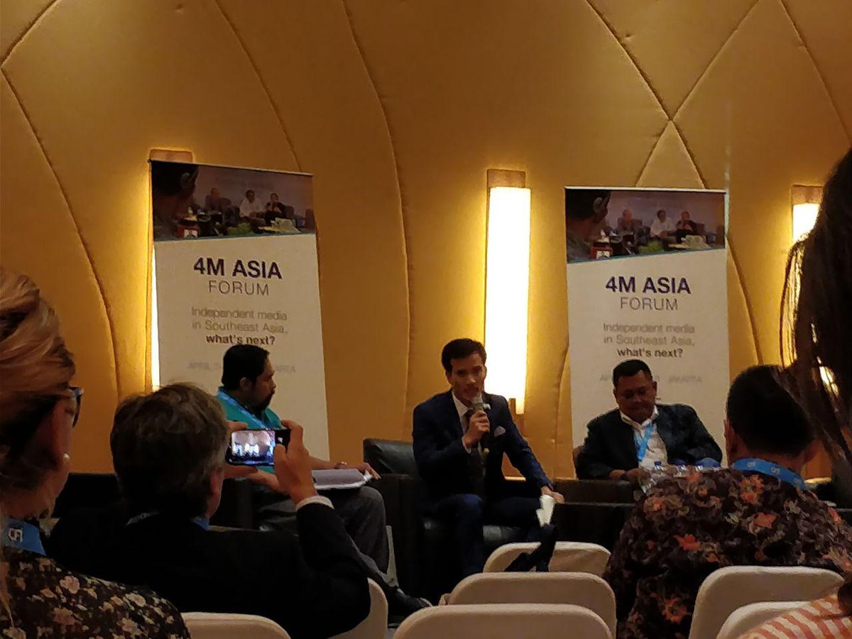 acmsea's tweet photo. There is hope for more cooperation between human rights activists, community and mainstream media in Vietnam if there are more open space for Freedom of the Press: Effy Nguyen, young Vietnamese vlogger whom his father is the prisoner of conscience in Vietnam #4MAsia https://t.co/AiXNVSGbsI