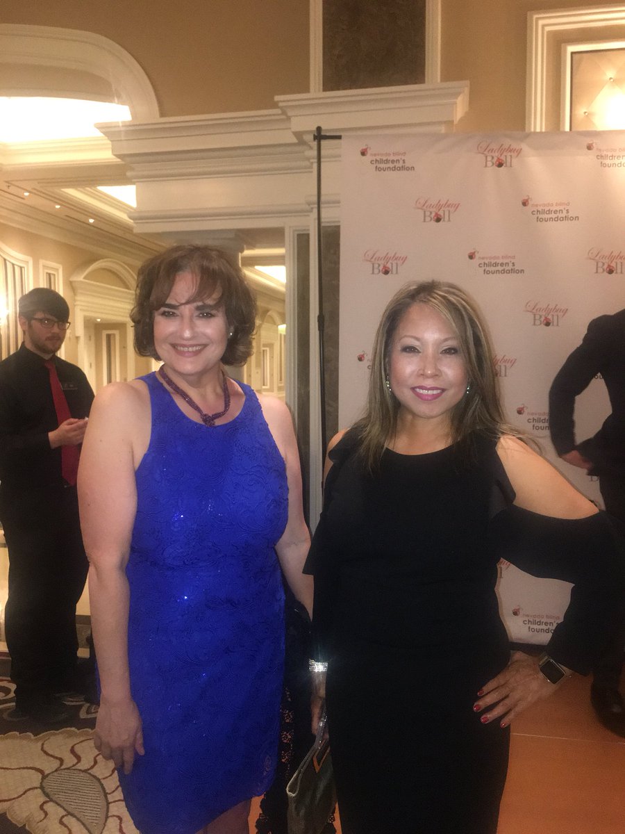 imagewords's tweet photo. With @NancyKatzLV @KARENWONGVEGAS @chetbuchanan @visioncenterslv at @NVBlindChildren ladybug 🐞ball @Bellagio #giveback https://t.co/IWgfsXF0Bk