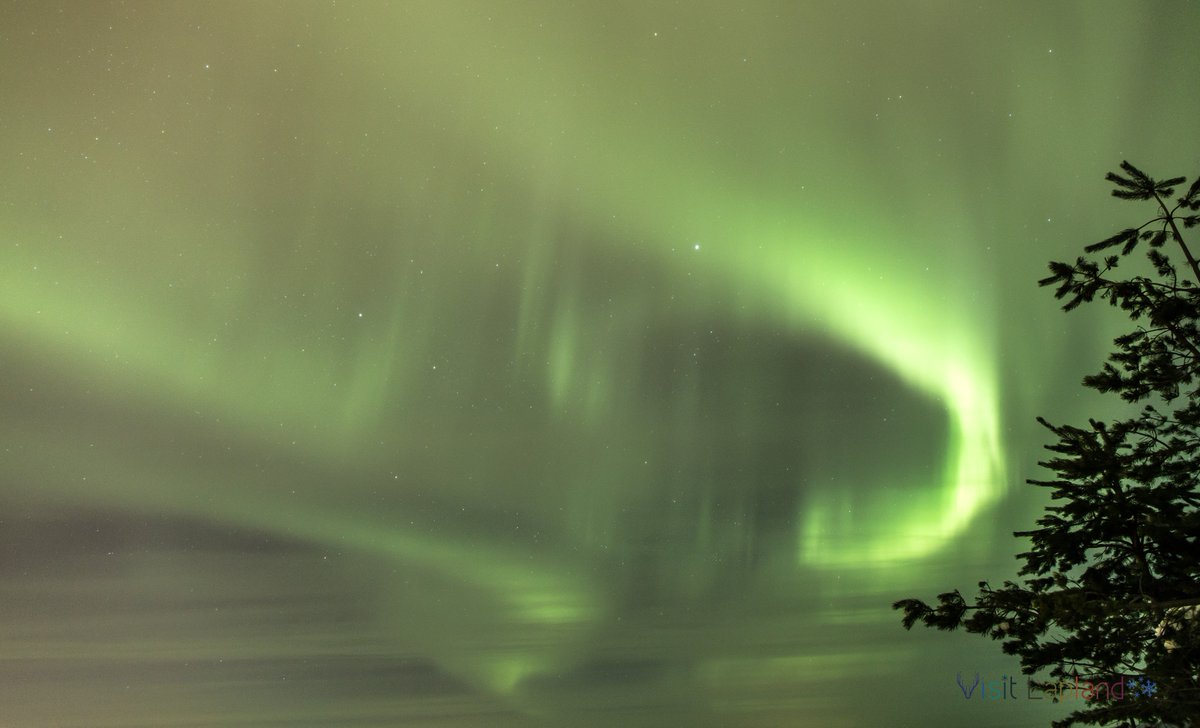 OurLapland's tweet photo. Aurora Season is about to end for this season &amp; the nightless nights are coming up. #Lapland #Finland #visitlapland #SpringHere https://t.co/7Cezrejhe1