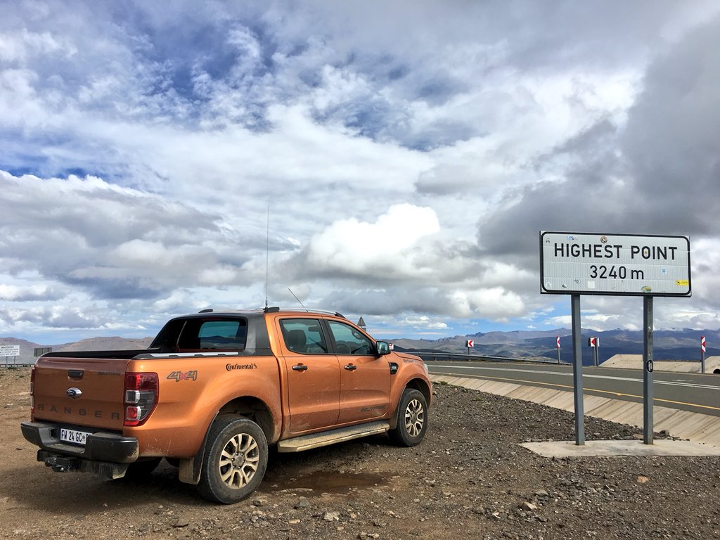 The <a href="/FordSouthAfrica/">Ford South Africa</a> Ranger Wildtrak at home on the <a href="/LeisureWheelsZA/">Leisure Wheels</a> adventure in <a href="/visitlesotho/">Lesotho Tourism</a> - the Kingdom in the sky!