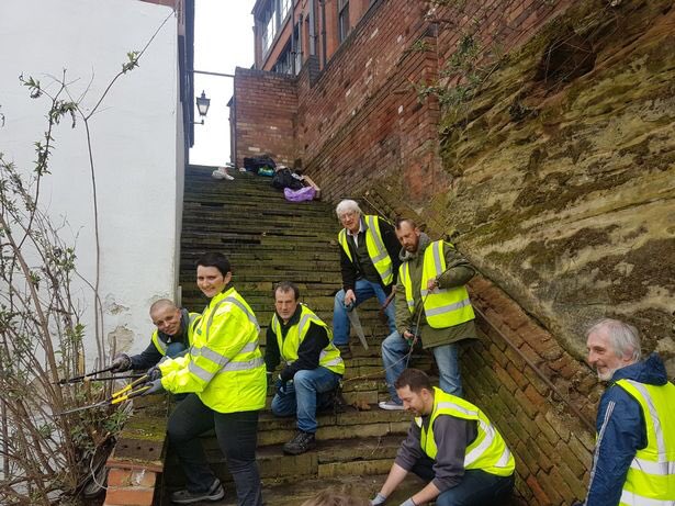 MikeSassi's tweet photo. Fascinating stuff. 1,000-year-old walkway that’s been closed for more than 100 years, is uncovered and opened. #Nottingham 
https://t.co/zs7WixLJmc https://t.co/XtLG2zre5H