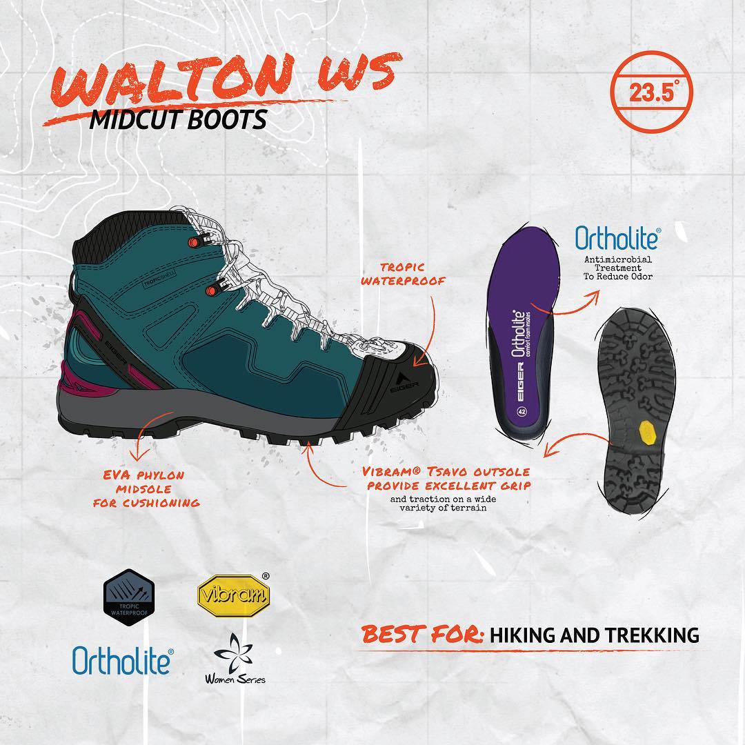 eigeradventure's tweet photo. #EigerProduct: Walton Mid-Cut Boots WS
Art. 910003747 : Rp 975.000,-

#EigerAdventure #EigerTropicalAdventure #EigerProduct #HikingShoes #Vibram #WomenSeries #EigerMountaineering #EngineeredForTropicalAdventure #YourTropicalDiscovery https://t.co/j4Xyhfx8Uv