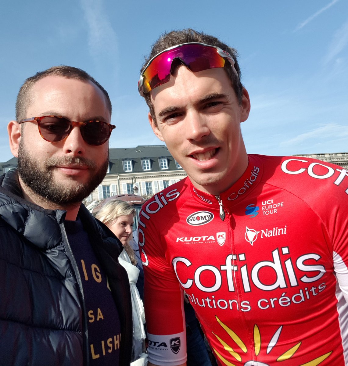 .<a href="/LAPORTEChristop/">Laporte Christophe</a> ready pour le Top 10 du #ParisRoubaix2018 ! @Paris_Roubaix