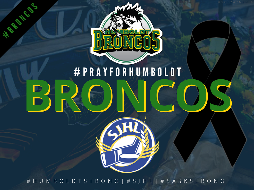 #SGL247MEDIA (@sgl247media) on Twitter photo Our thoughts and prayers are with the <a href="/HumboldtBroncos/">Humboldt Broncos</a> community, friends, coaches, players and families at this difficult time. #HumboldtStrong #SaskatchewanStrong #WeAreWithYouBroncos #PrayersForHumboldt #prayforhumboldt #HockeyFamily Our thoughts and prayers are with the <a href="/HumboldtBroncos/">Humboldt Broncos</a> community, friends, coaches, players and families at this difficult time. #HumboldtStrong #SaskatchewanStrong #WeAreWithYouBroncos #PrayersForHumboldt #prayforhumboldt #HockeyFamily