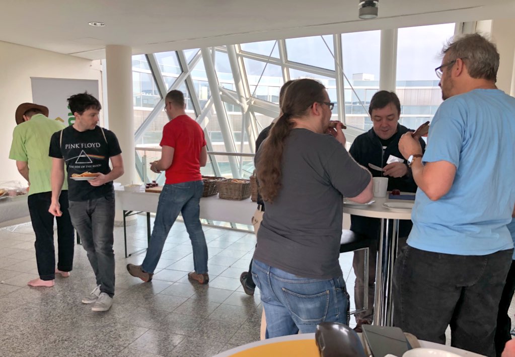 TFConsult's tweet image. Volles Haus @pythoncamp: interessantes Vortrags #Programm nach dem #Frühstück #PythonCamp #Cologne #Python in #Köln