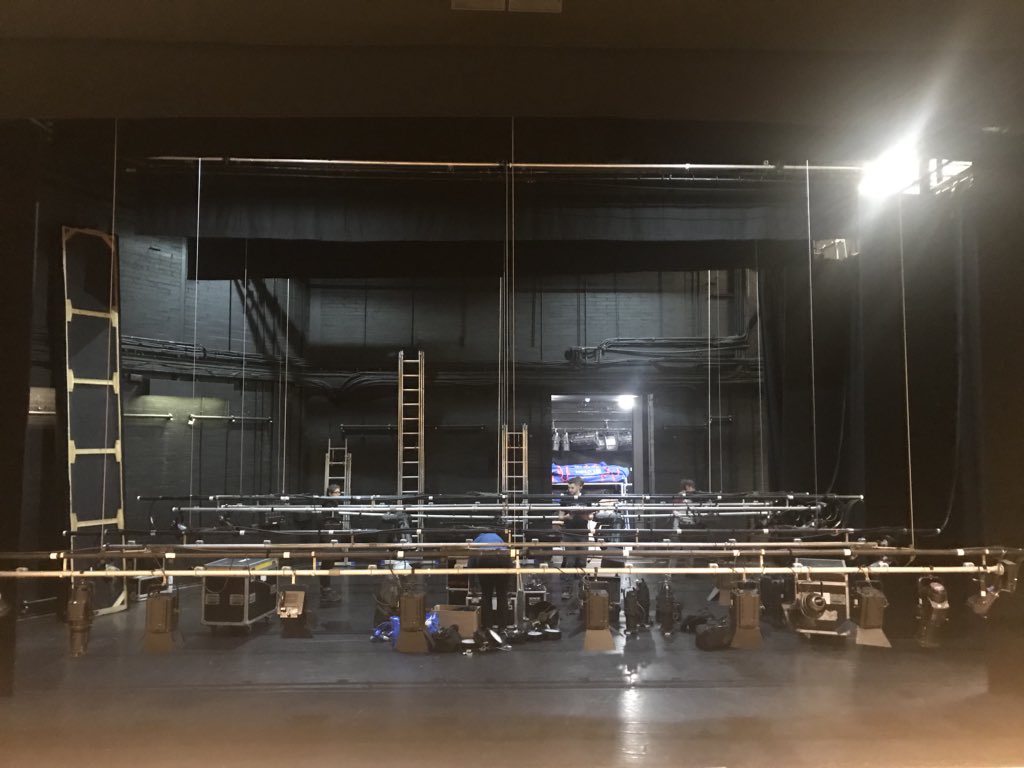 Obligatory get-in photograph #RENT <a href="/MusicalSociety/">Southampton Musical Society</a>