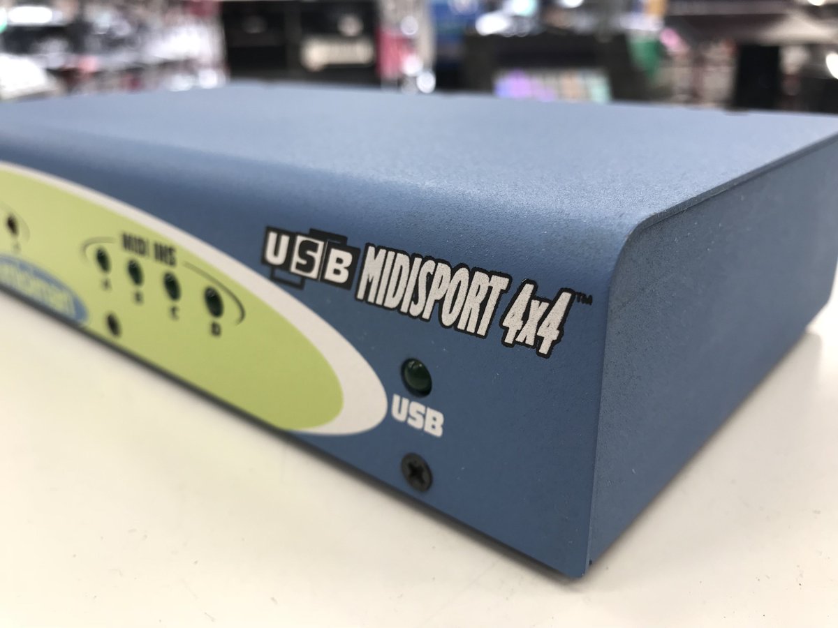 creatorsland's tweet photo. 中古商品が数点入荷致しましたのでご案内致します。
まずは #MIDIMAN のUSB4ポートMIDIインターフェイス「#MIDISPORT 4×4」のご案内です。
若干傷有(小)、マニュアル無、ドライバーCD-ROM無となりますがお値段は2,980円(税抜)となります。 https://t.co/DwAY0SKvtF