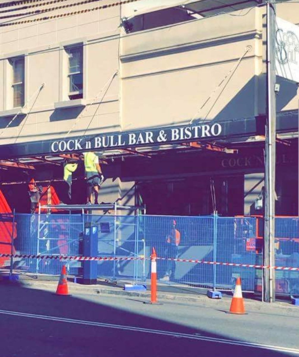 RorysStories's tweet photo. Sad to see the Cock n Bull in Bondi being demolished. It was some spot for the Irish living in Sydney. Proud to say I performed there in 2016. RIP to the Bull!! What will happen to bacon n cabbage now 😥 https://t.co/INzAnnpigt