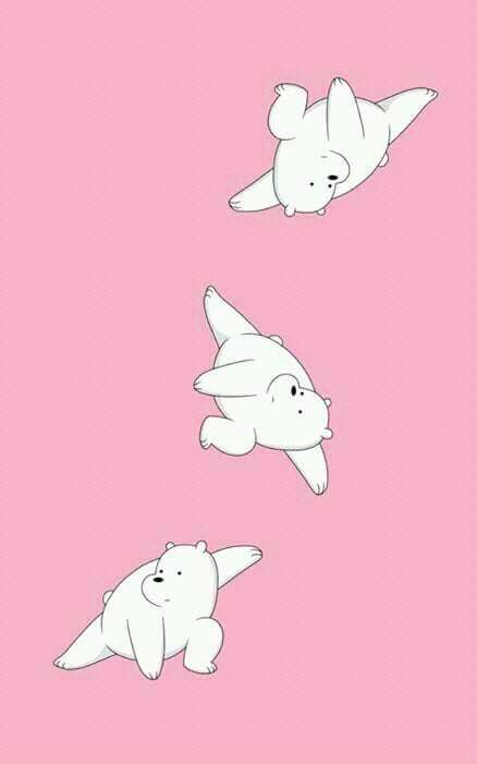 We Bare Bears 💞 on Twitter: "Ice Bear pink wallpapers ...