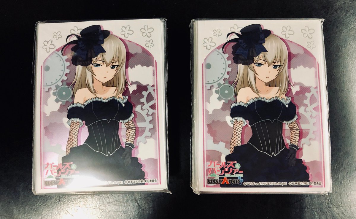 ガールズ&パンツァー　逸見エリカ　スリーブ スリーブ販売情報！】 画像の逸見エリカが入荷いたしました！ 3袋1