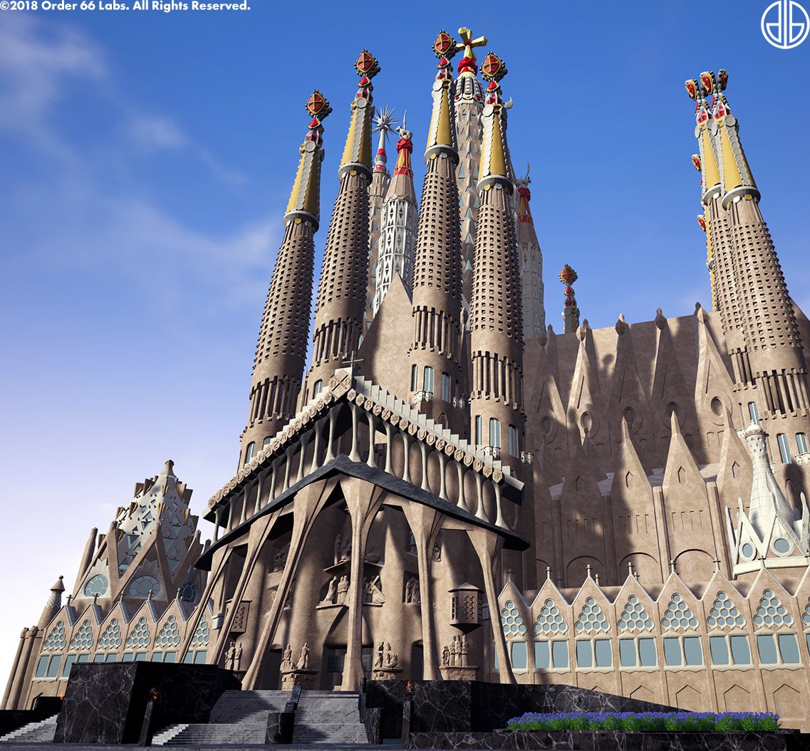 Order66Labs's tweet photo. #ScreenshotSaturday Final revision to exterior of #Sagrada inspired bldg before working on other bldgs and interiors for #Interventionville. This building will host the 12 step recovery meeting . #UE4 #Gamedev #Indiedev #Addiction #Recovery #VRdev #MentalHealth #Opioidcrisis https://t.co/W18vBFTEm5