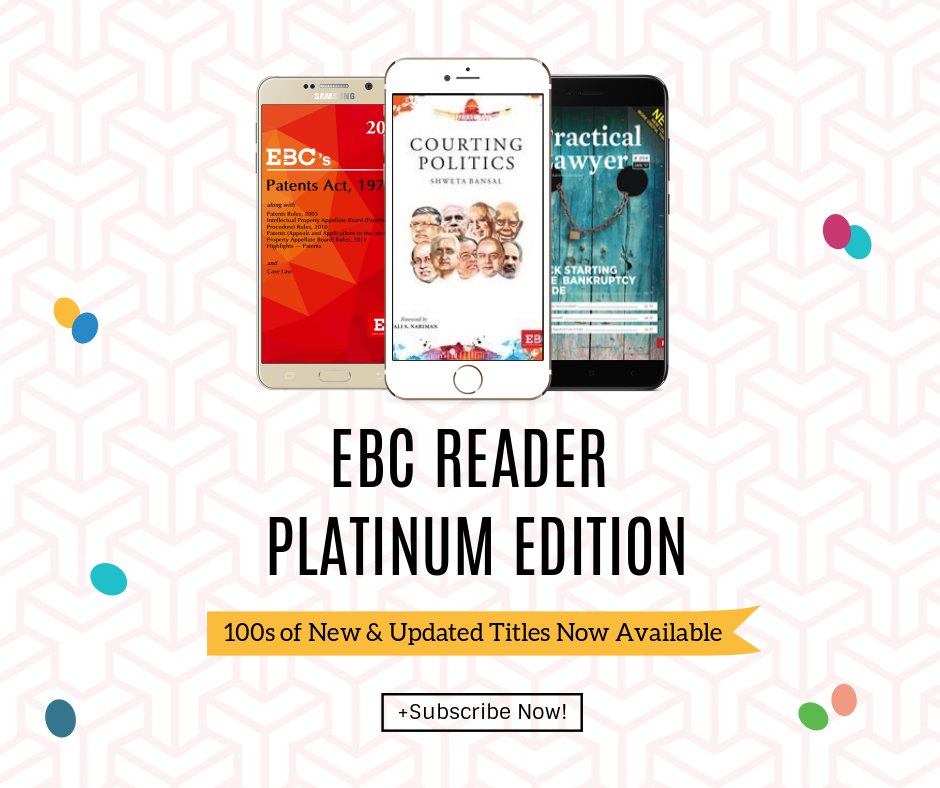 ebcindia's tweet photo. India's First e-Book Reader for Legal Content. The EBC Reader library, available across iOS, Android and the Web, allows you to read e- Books in a simple, easy to use and immersive format. To learn more, visit:  https://t.co/HnJGRUbsPR #EBCReader https://t.co/DmoMdvnccS