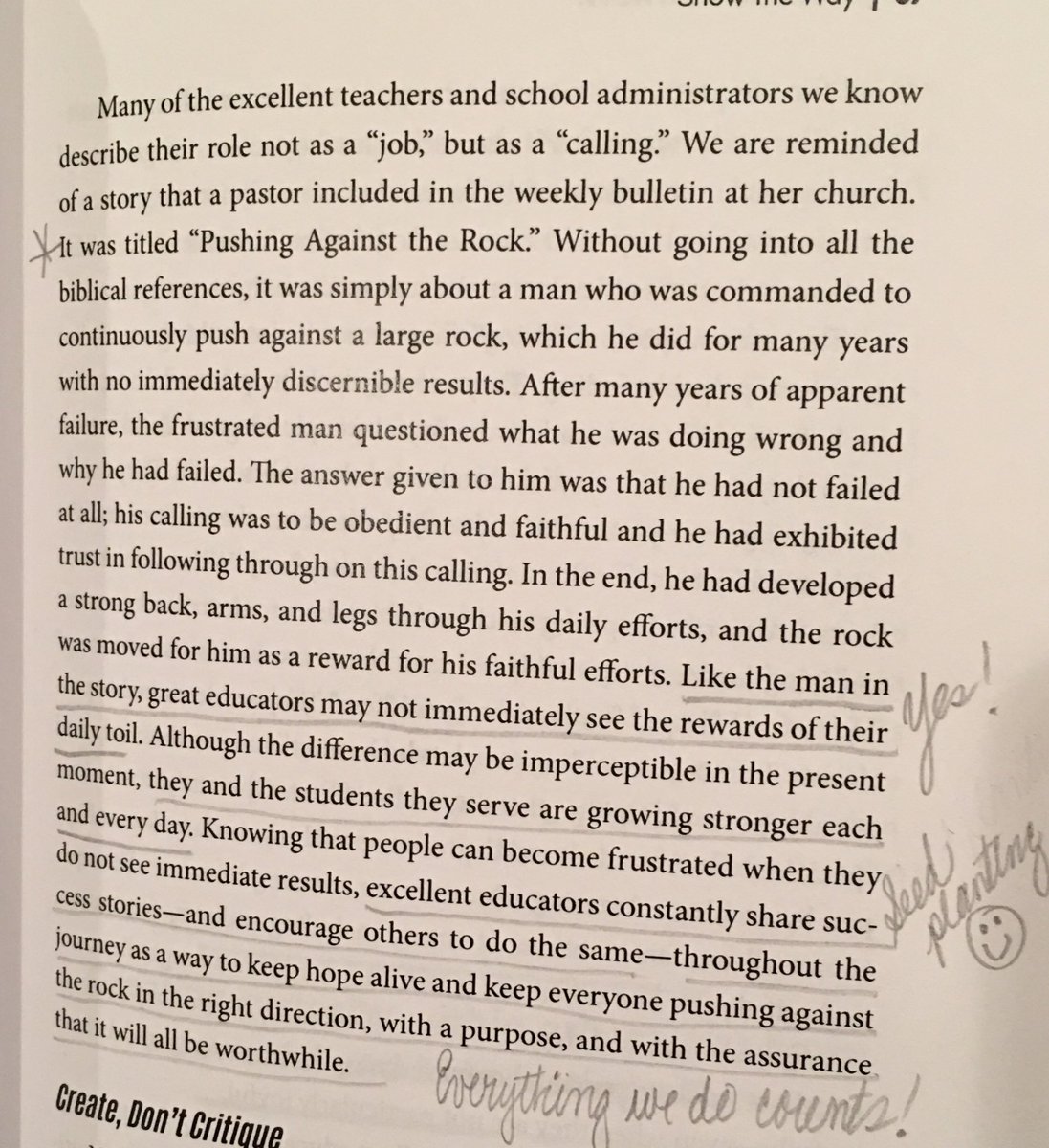 “Great educators may not immediately see the rewards of their daily toil.”  Sometimes we plant seeds and it’s the next teacher who sees the fruit of what we started.  #startrightnow <a href="/ToddWhitaker/">Todd Whitaker</a>