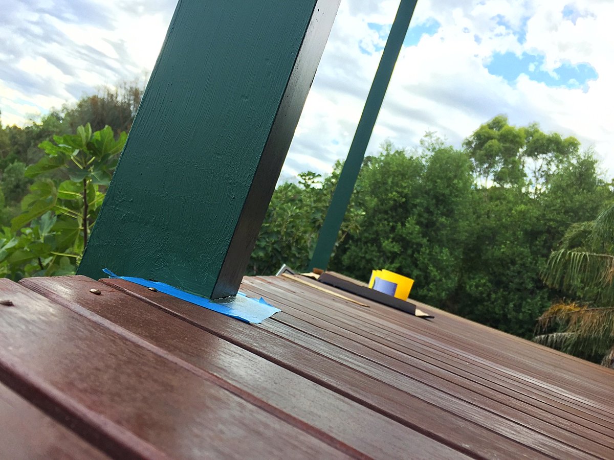 adam_turner's tweet photo. Pole position - one coat down, one to go #EasterHandyMan https://t.co/f8me4lIMcS