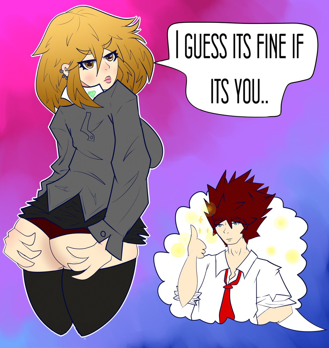 KatKrime's tweet photo. A butt to be proud of~
-
Tags: #anime #manga #animeart #animeartist #mangaart #mangaartist #drawing #doodle #art #artist #digital #digitalart #digitaldrawing #PaintToolSAI #Lewd #Cute #DoodlePage #Cartoon #Cartoonist #SFW #NSFW #booty #OfficeGirl #OfficeButt https://t.co/USevflr4Qg