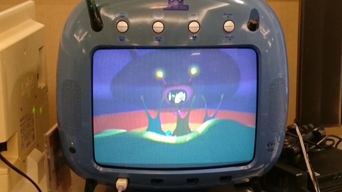 ドリームキャスト内蔵テレビDIVERS 2000 SERIES CX-1に火が入った 