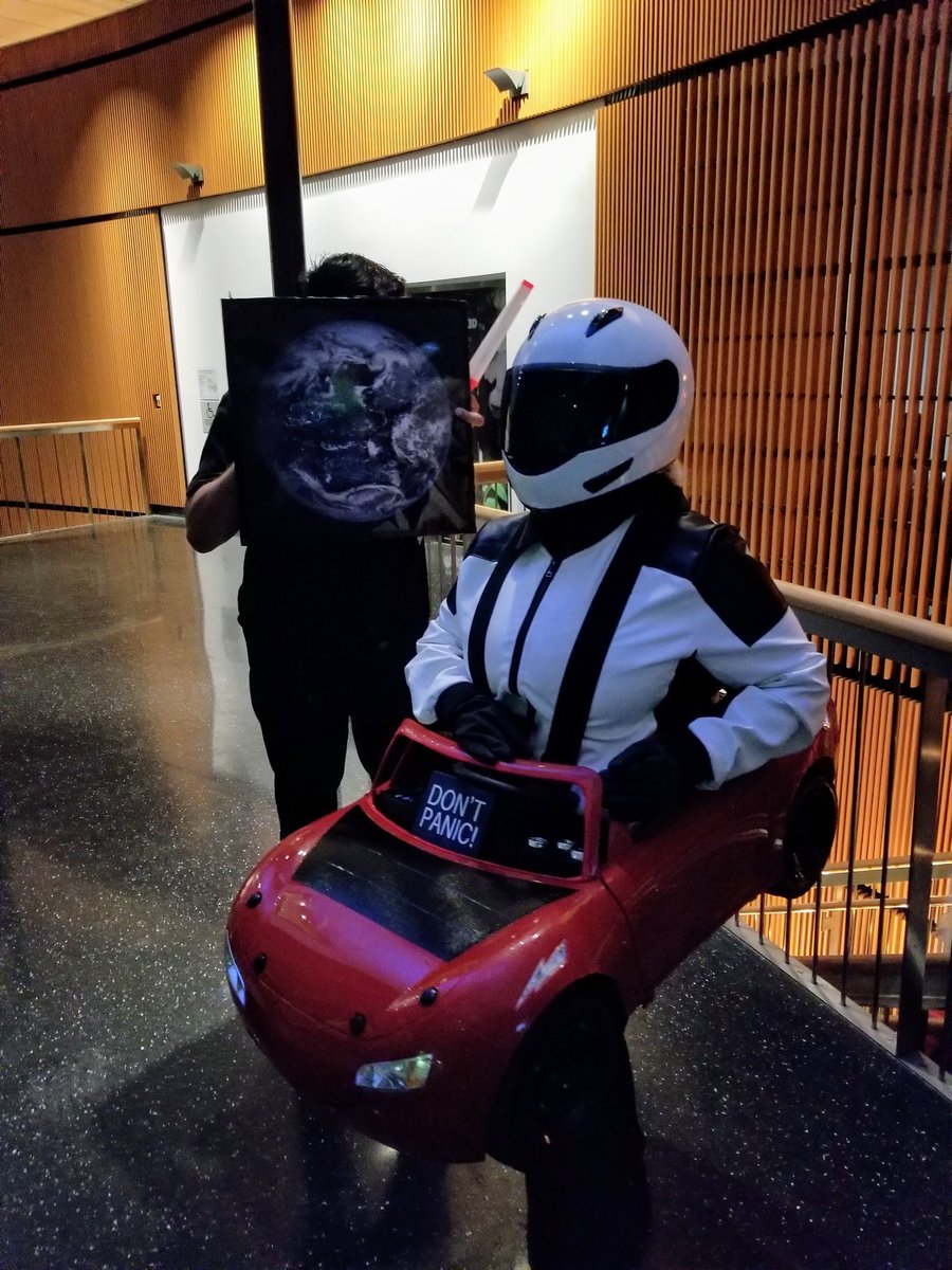 marsrader's tweet photo. Awesome duo costume at Yuri's Night. https://t.co/g6o2zKEwus