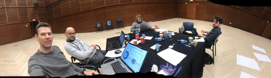 davidjbutt's tweet photo. It had been a long night. The first party of the hackathon is almost complete. Time to hand in the output and then get some sleep! @accelerationbiz @Wunderman @icomglobal #icom18 #icomhackathons18 #hackathon #DataScience https://t.co/HMRlGY2Rve